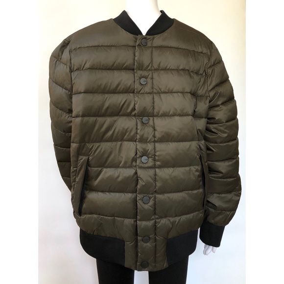 UGG GAVIN BOMBER PUFFER JACKET -INSULATED -OLIVE GREEN -MEN’S SIZE M -NWT - Picture 2 of 9